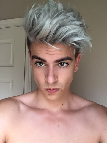 Mann färben haare weiß Haare färben