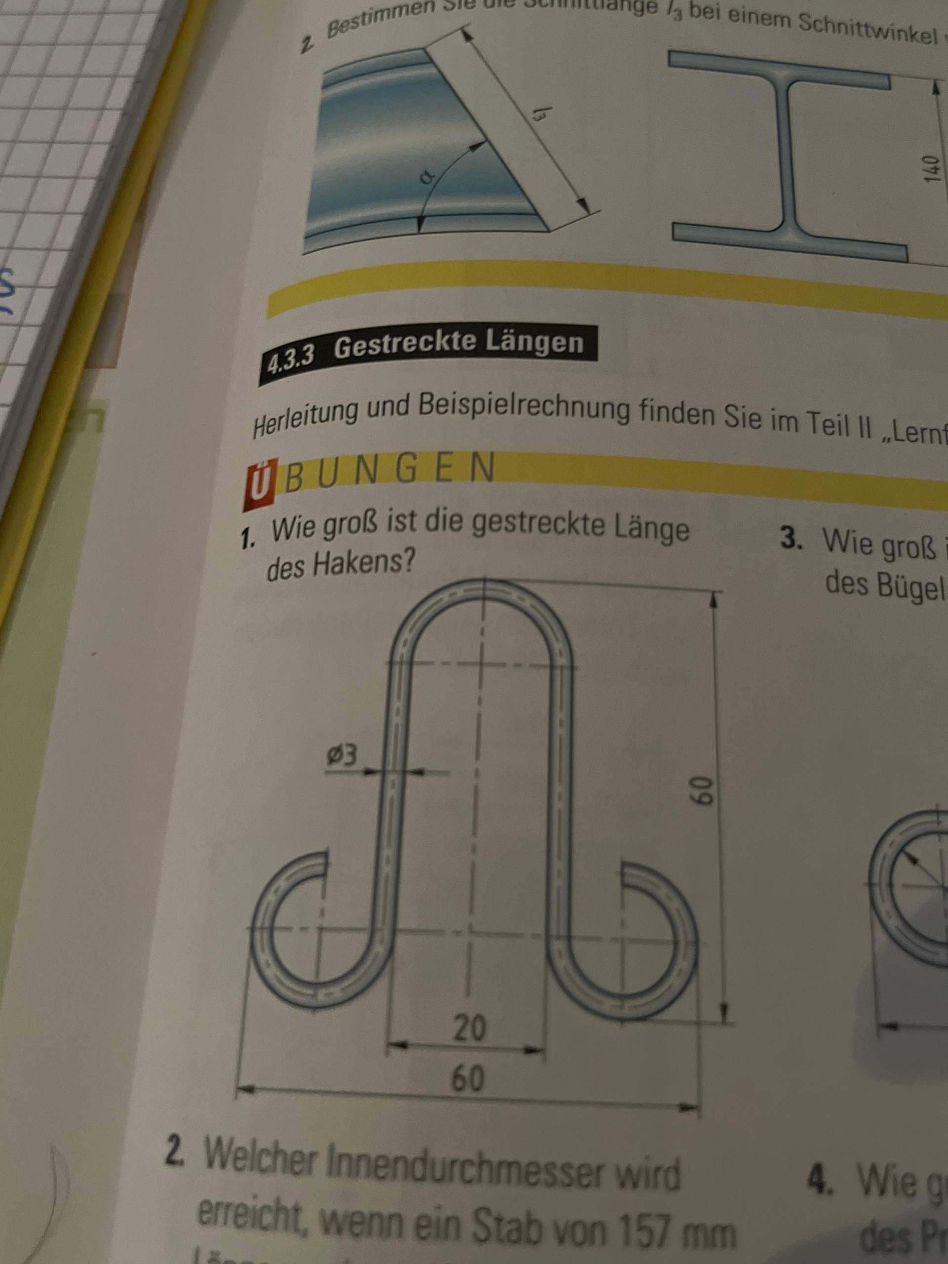 Wie finde ich die Dicke heraus? (Mathematik, Mathematiker, Mathearbeit)
