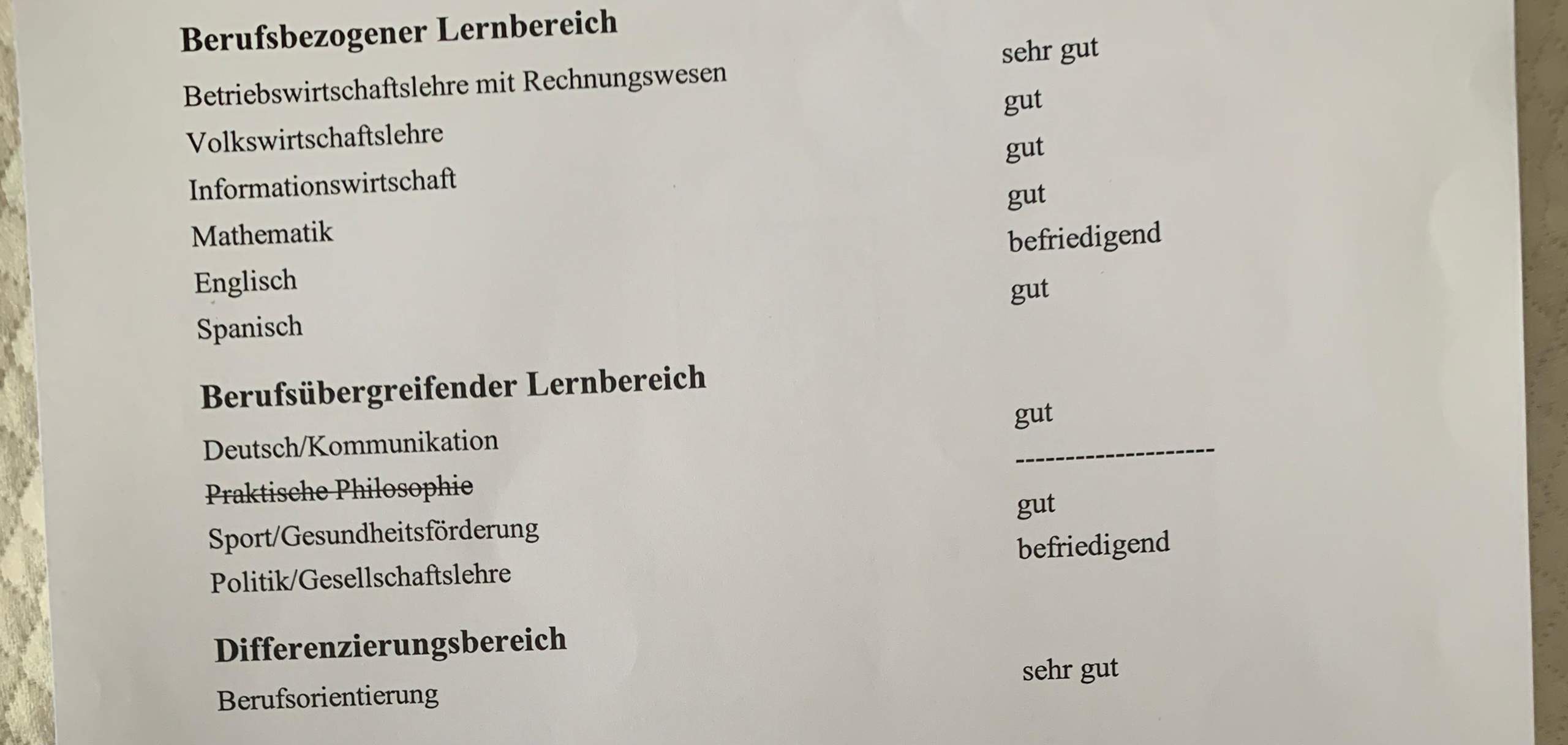 Wie findet ihr mein Zeugnis ( NRW)? (Schule, Ausbildung und Studium)