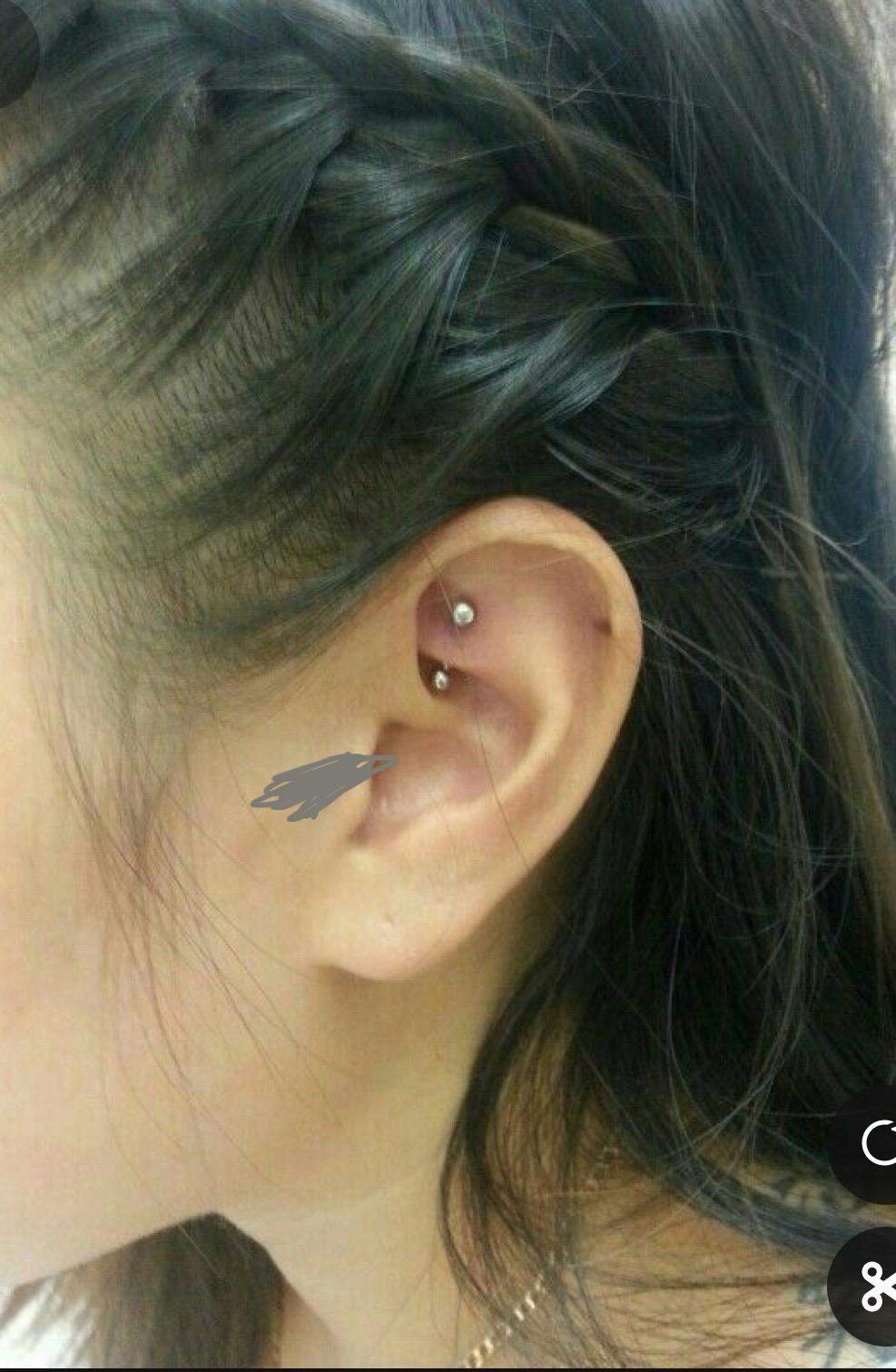 wie findet ihr das rook piercing? (Ohr, Schmuck, Ohrringe)