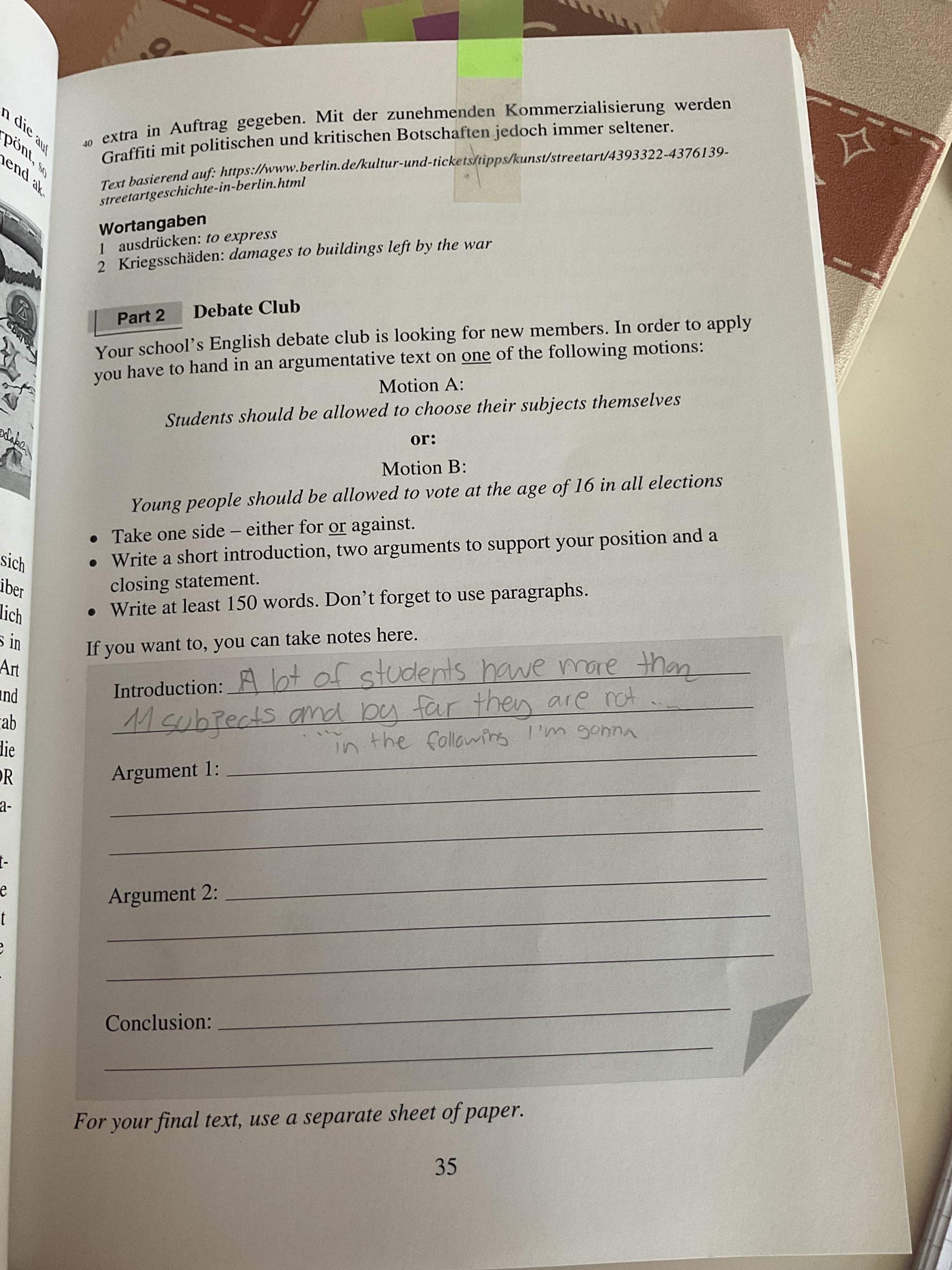 Ich Hoffe Auf Ihr Verständnis Englisch Wie findet ihr den Text? (Sprache, Englisch)