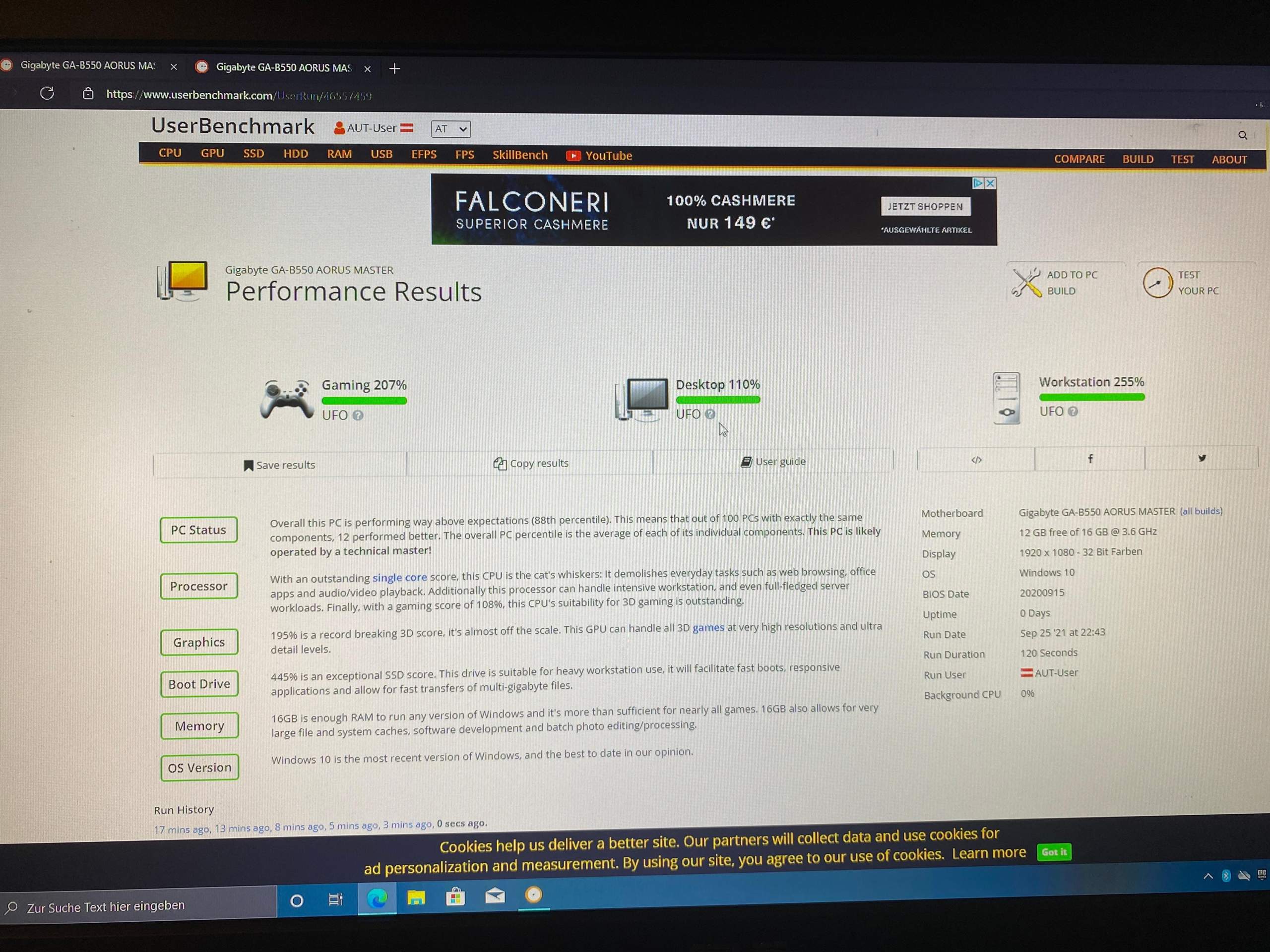 Wie findet ihr den User Benchmark von meinem Pc? (Computer, Technik ...