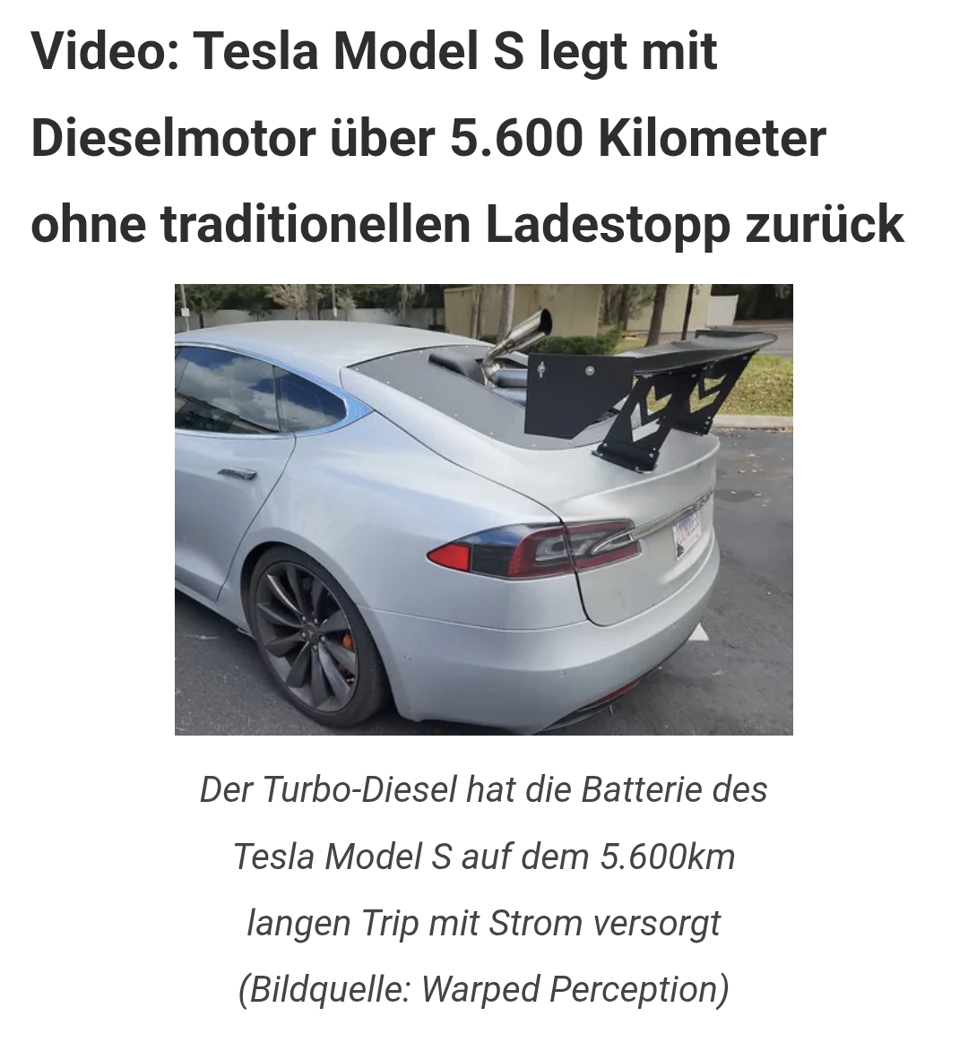 Elektroauto Mit Benzin Generator