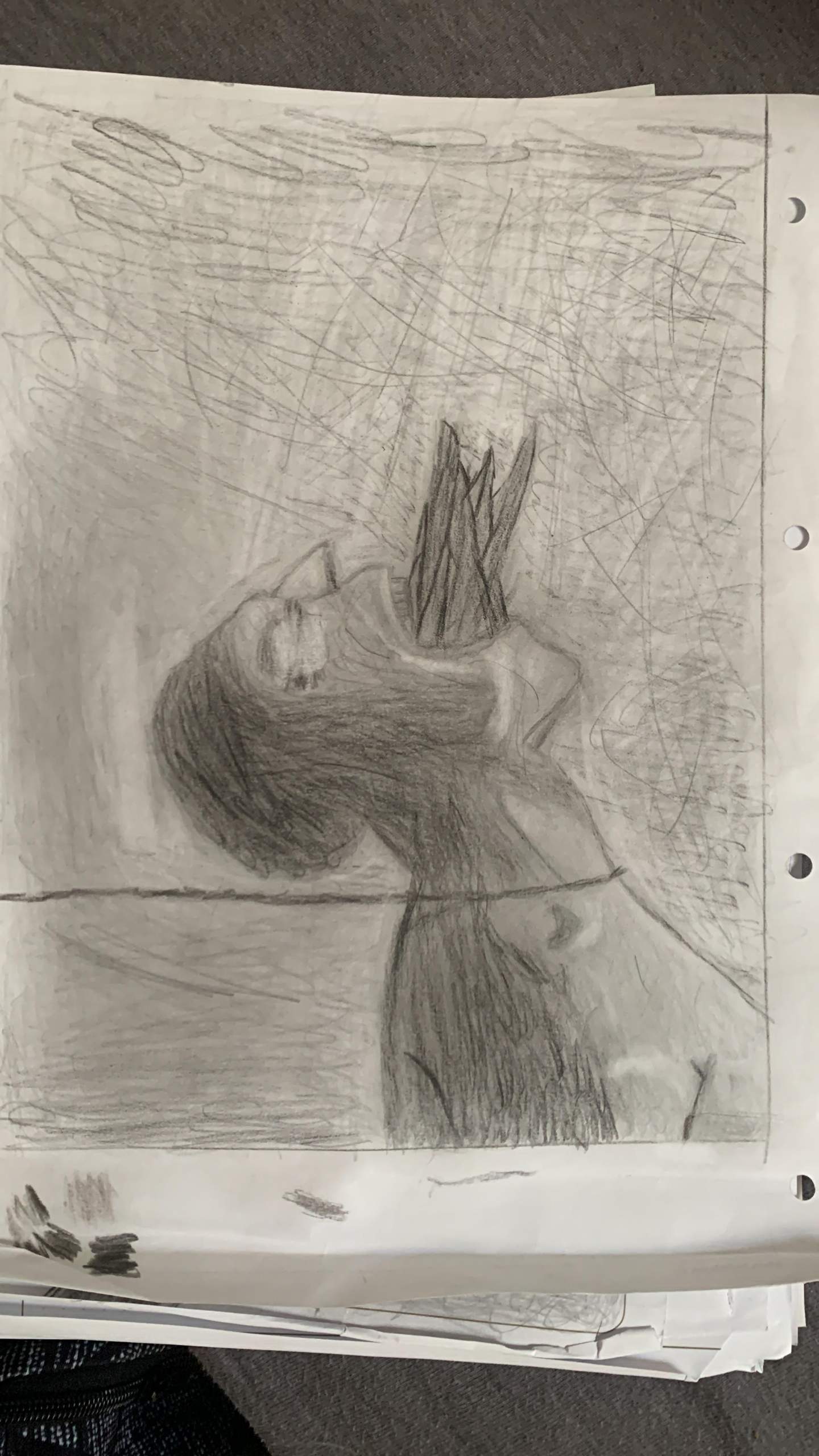 Wie findet ihr die Zeichnung? (Bilder, Kunst, zeichnen)