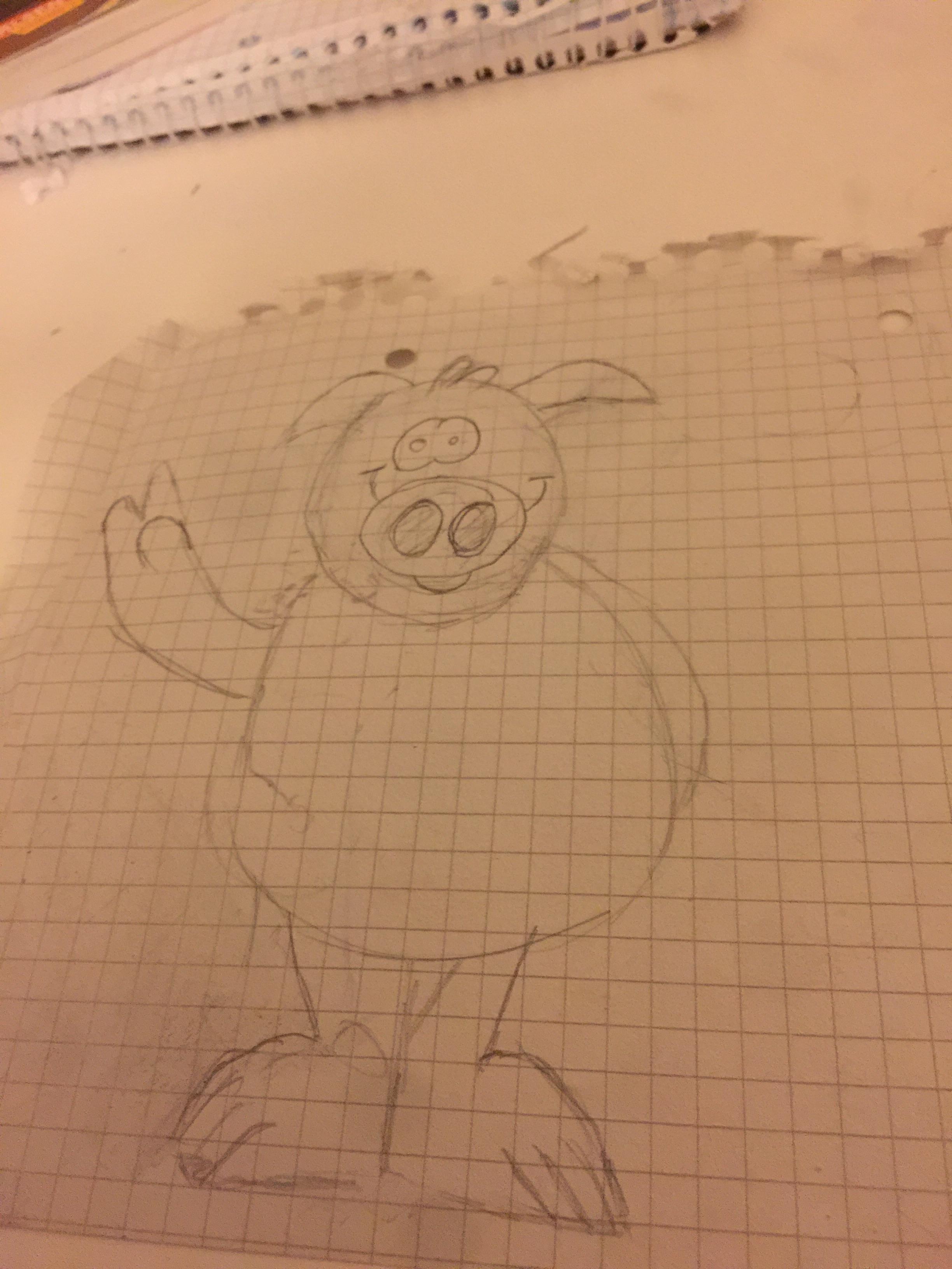 Wie Findet Ihr Diese Comic Schweine Figur Umfrage Abstimmung Zeichnen