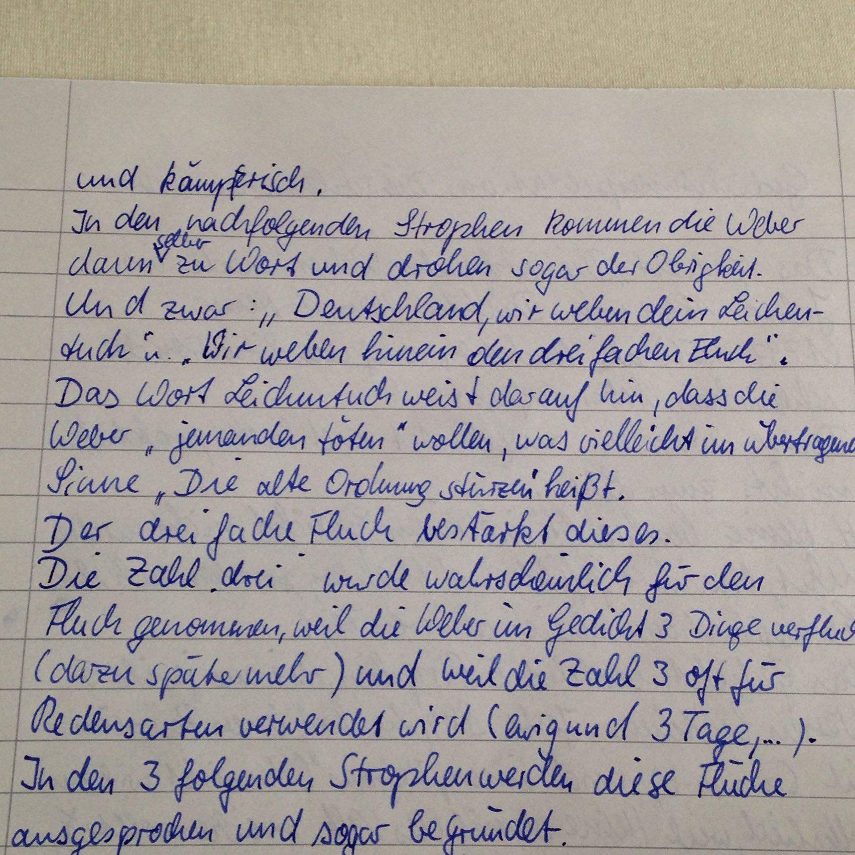 Wie Findet Ihr Diese Gedichtinterpretation Deutsch Gedicht