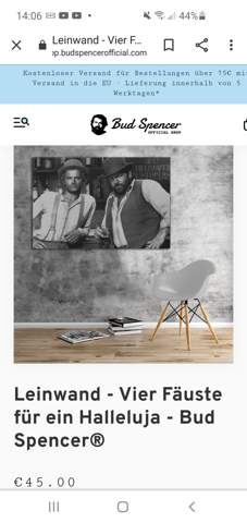 Wie Findet Ihr Diese Leinwand Bud Spencer Terence Hill