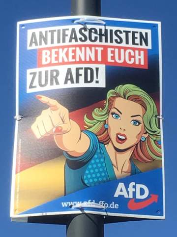 Wie findet Ihr dieses AfD-Plakat? (Deutschland, Werbung)