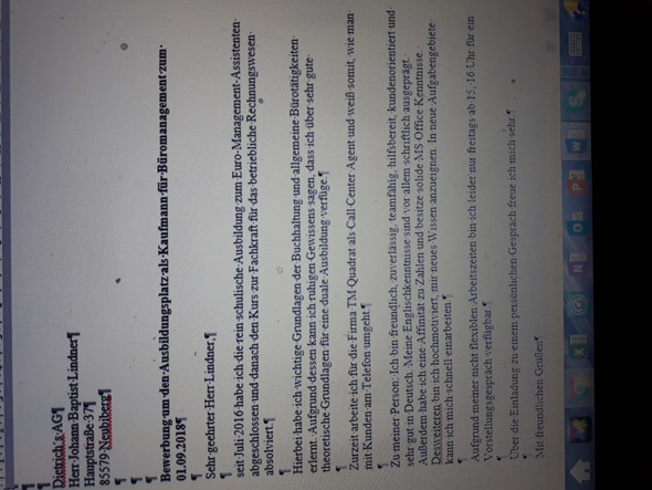 Wie Findet Ihr Dieses Anschreiben Fur Ausbildung Kaufmann Fur Buromanagement Ausbildung Und Studium Bewerbung