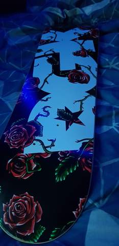 - (Skateboard, skateboard deck)