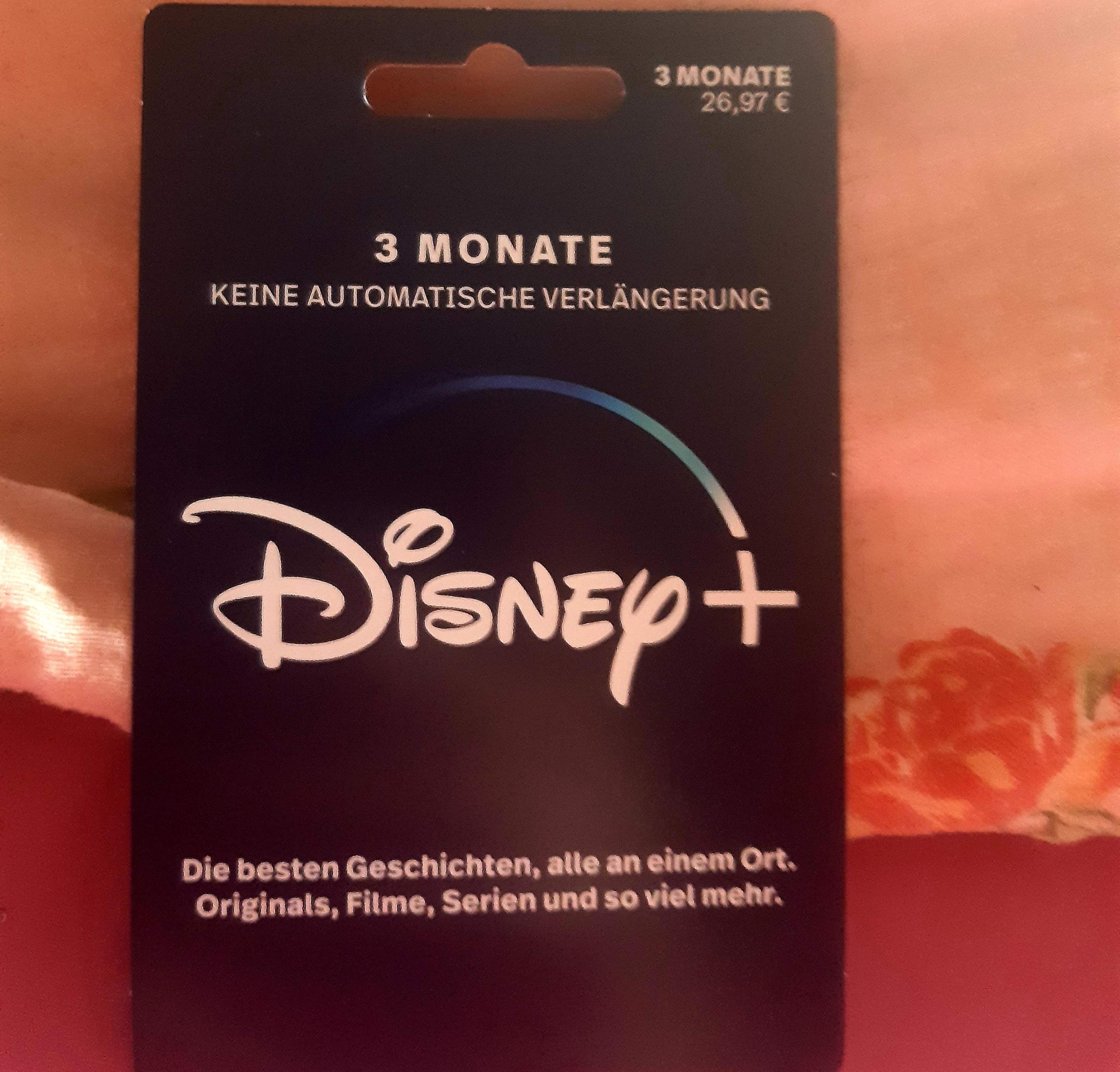 Wie findet ihr es das jetzt Disney plus Guthabenkarten-Gutscheine gibt's wie bei Netflix ...