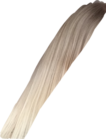 Ein Ausschnitt von meinen Haaren,eigentlich noch heller. - (Haare, hellblond)