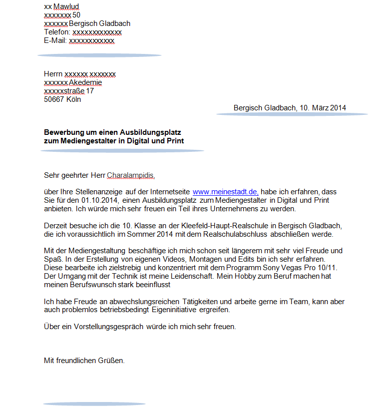 31  Fakten über Bewerbungsschreiben Schule Muster! Kostenlose muster und vorlagen für das ...