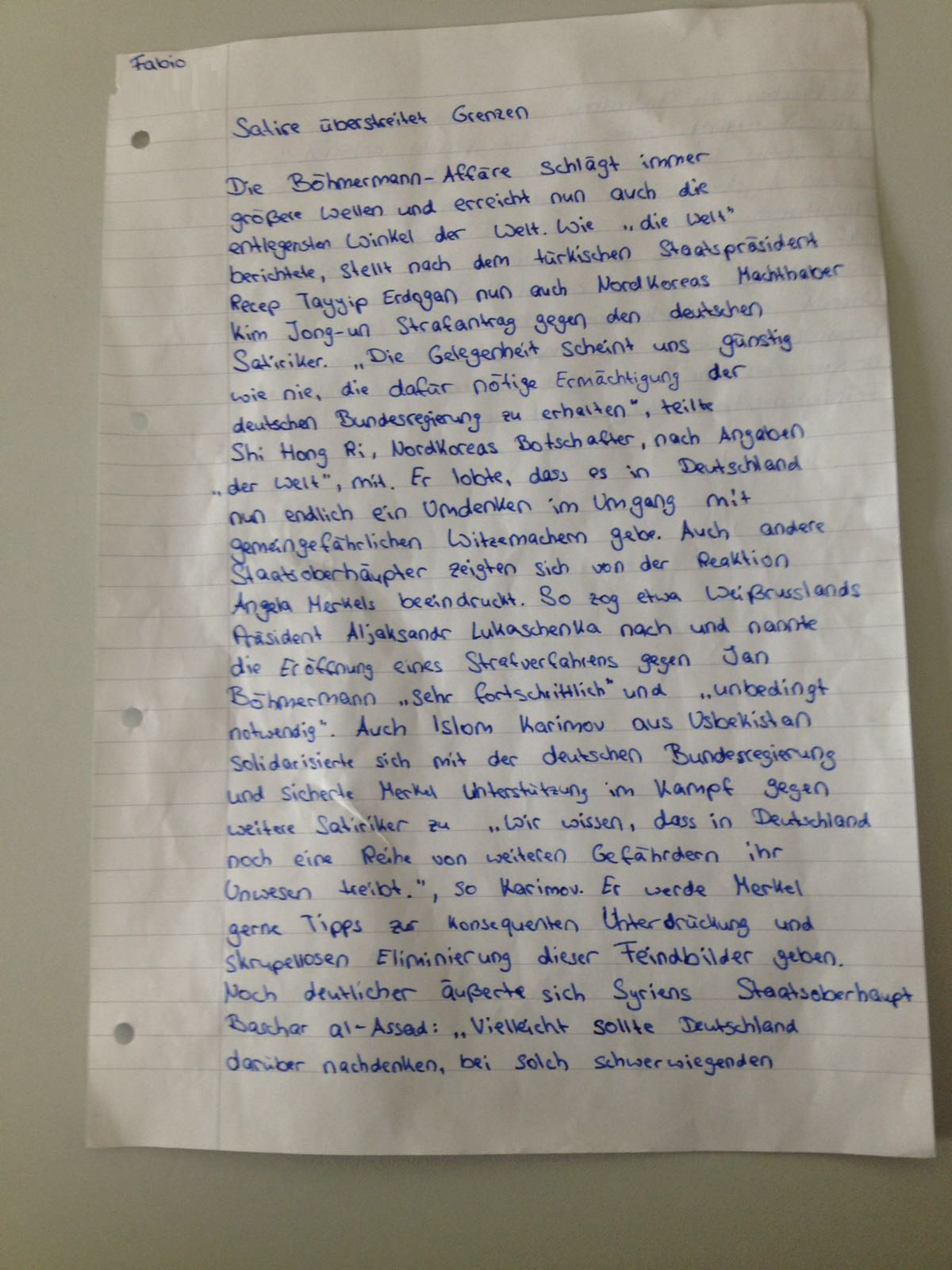 Episodenmitschrift: schöner neuer abfalleimer – spongepedia, die Wie findet ihr meine Glosse zum Thema Jan Böhmermann und Erdogan