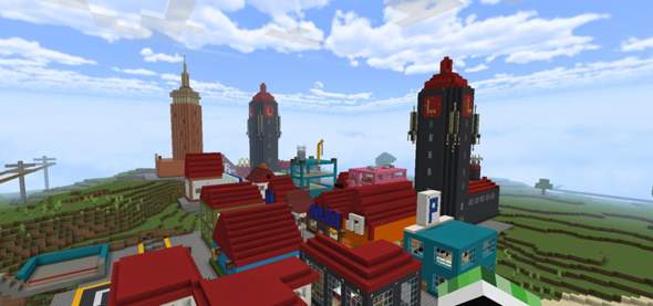 Wie findet ihr meine Minecraft Stadt?