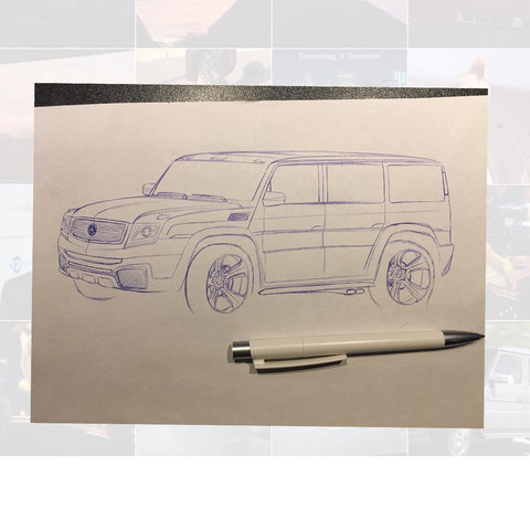 Auto Zeichnung Stockfotos und -bilder Kaufen - Alamy