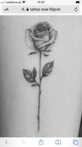 Wie findet ihr so ein Tattoo (Rose)?