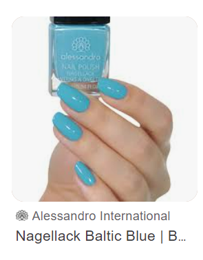 Wie findet ihr türkisblauen Nagellack für den Sommer (nur die Farbe und nicht die Nagelform)?