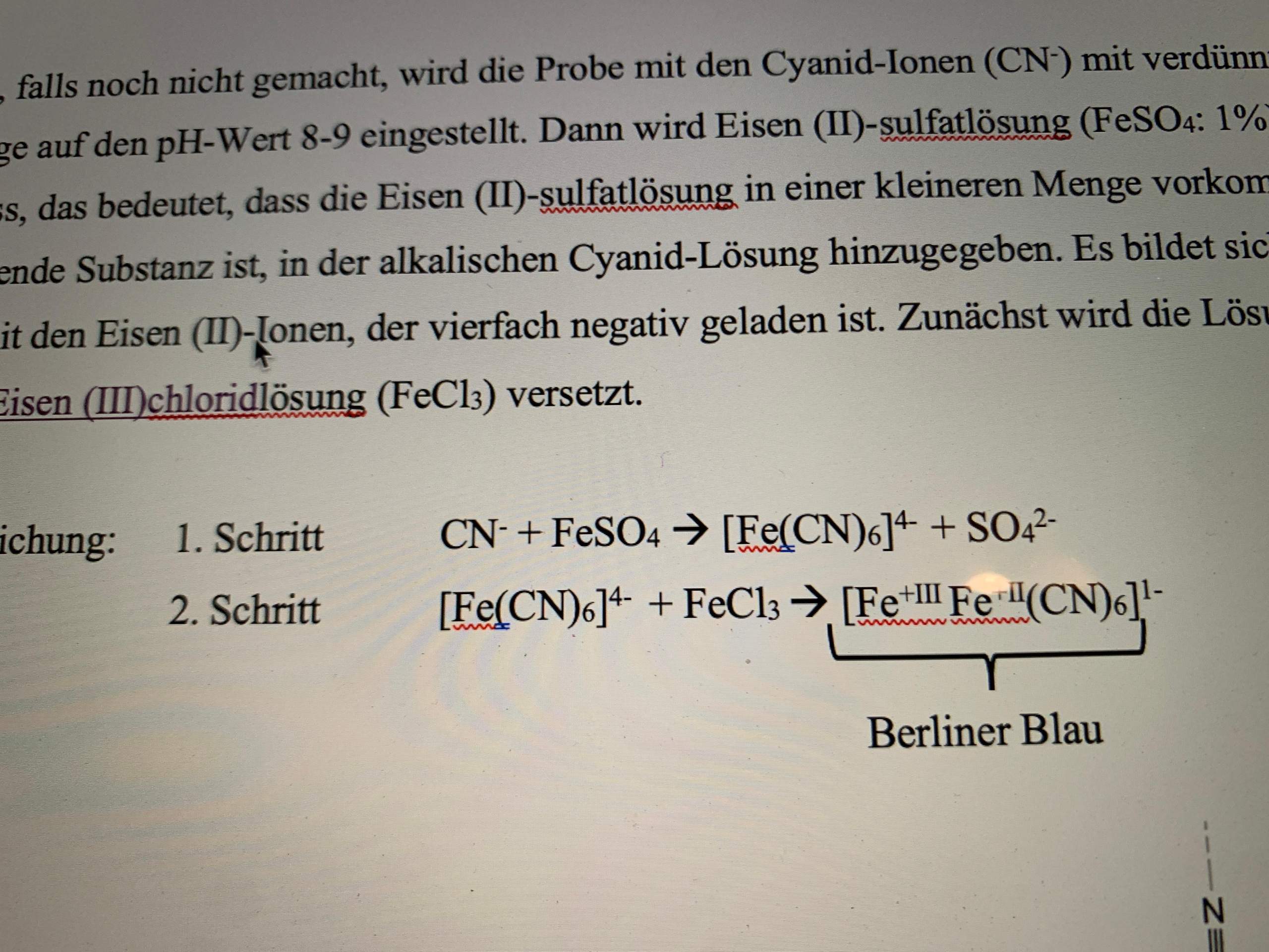 Wie findet man die Produkte heraus? (Reaktionsgleichung, chemische