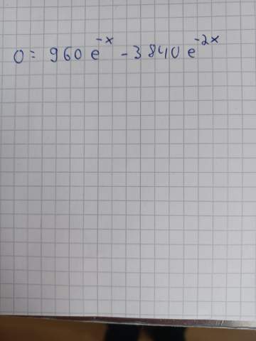 Wie folgende Gleichung schriftlich lösen?