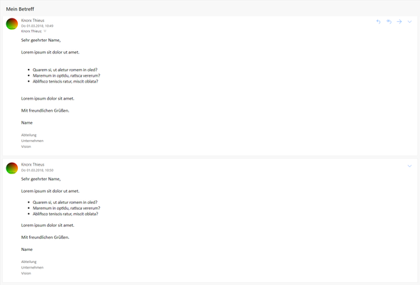 - (Sprache, E-Mail, Mail)