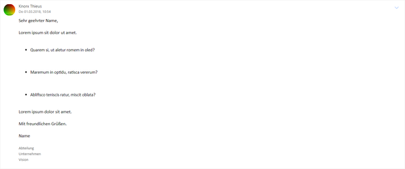 - (Sprache, E-Mail, Mail)