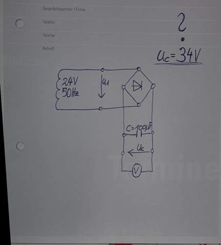 Wie funktioniert die Kondensator berechnung Uc?