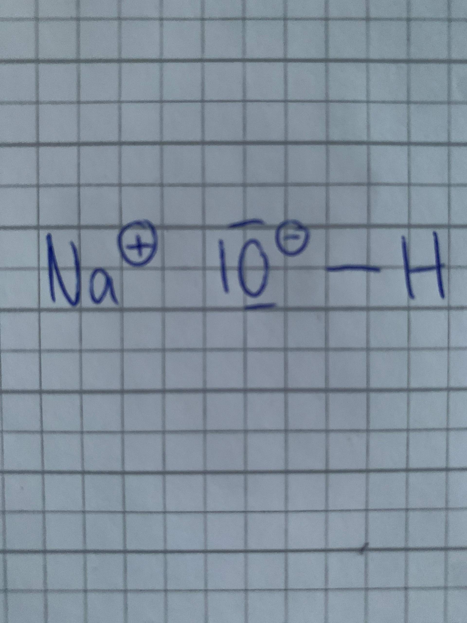 Wie funktioniert die Lewis Formel bei NaOH? (Schule, Wasser, Reaktion)