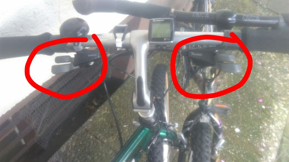 Wie funktioniert diese Fahrrad Gangschaltung? (shimano)