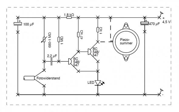 Wie funktioniert dieser Schaltplan eines Bewegungsmelders? (Technik
