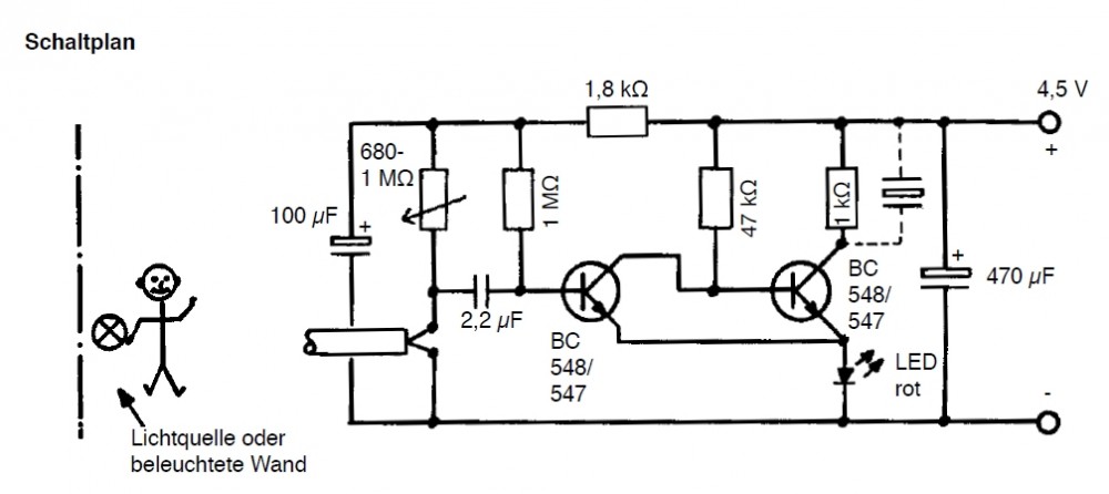 Wie funktioniert dieser Schaltplan eines Bewegungsmelders? (Technik