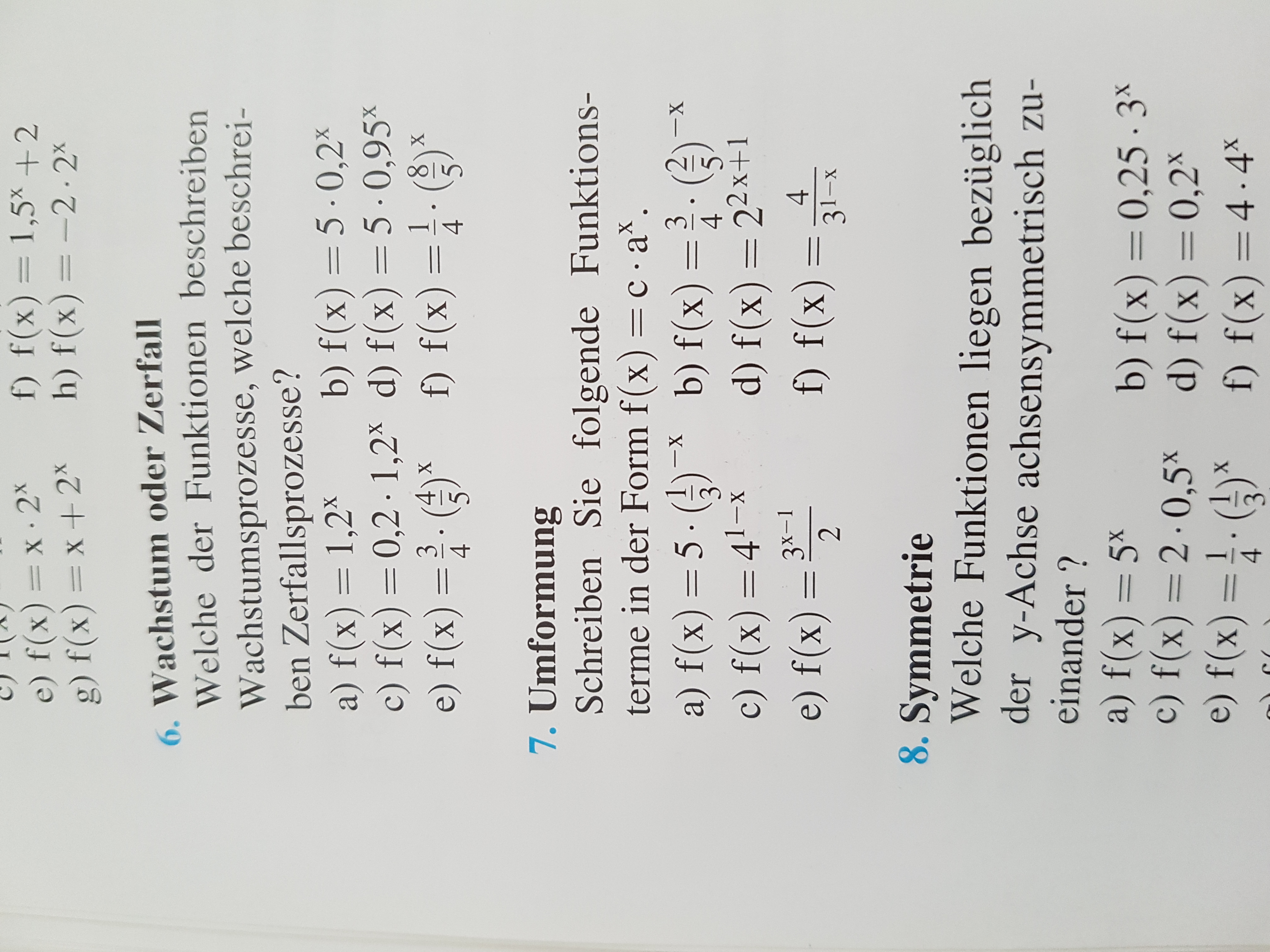Wie Funktionsterme mit Potenzen umformen? (Schule, Mathe ...
