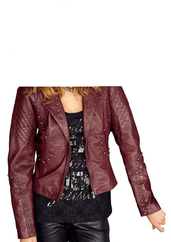 Die rote Lederjacke incl. Lederhose und Shirt kauften wir auch gestern. - (Stiefeletten, Lederkleid, roter Lederrock)