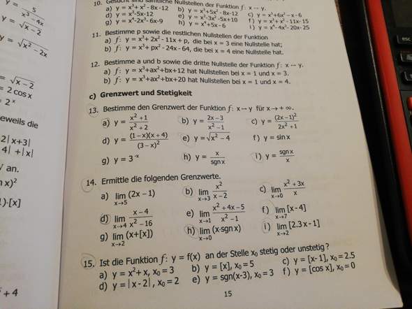 - (Schule, Mathematik, Gymnasium)