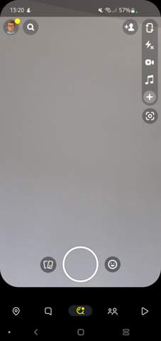 Wie geht der schwarze Balken weg (Snapchat)?