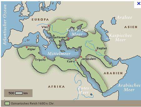 Wie groß war das osmanische Reich in seiner größten Ausdehnung wirklich