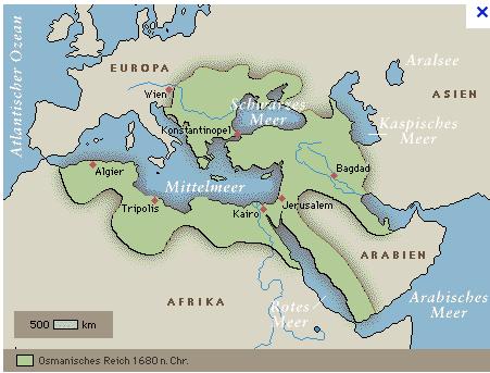 Wie groß war das osmanische Reich in seiner größten Ausdehnung wirklich