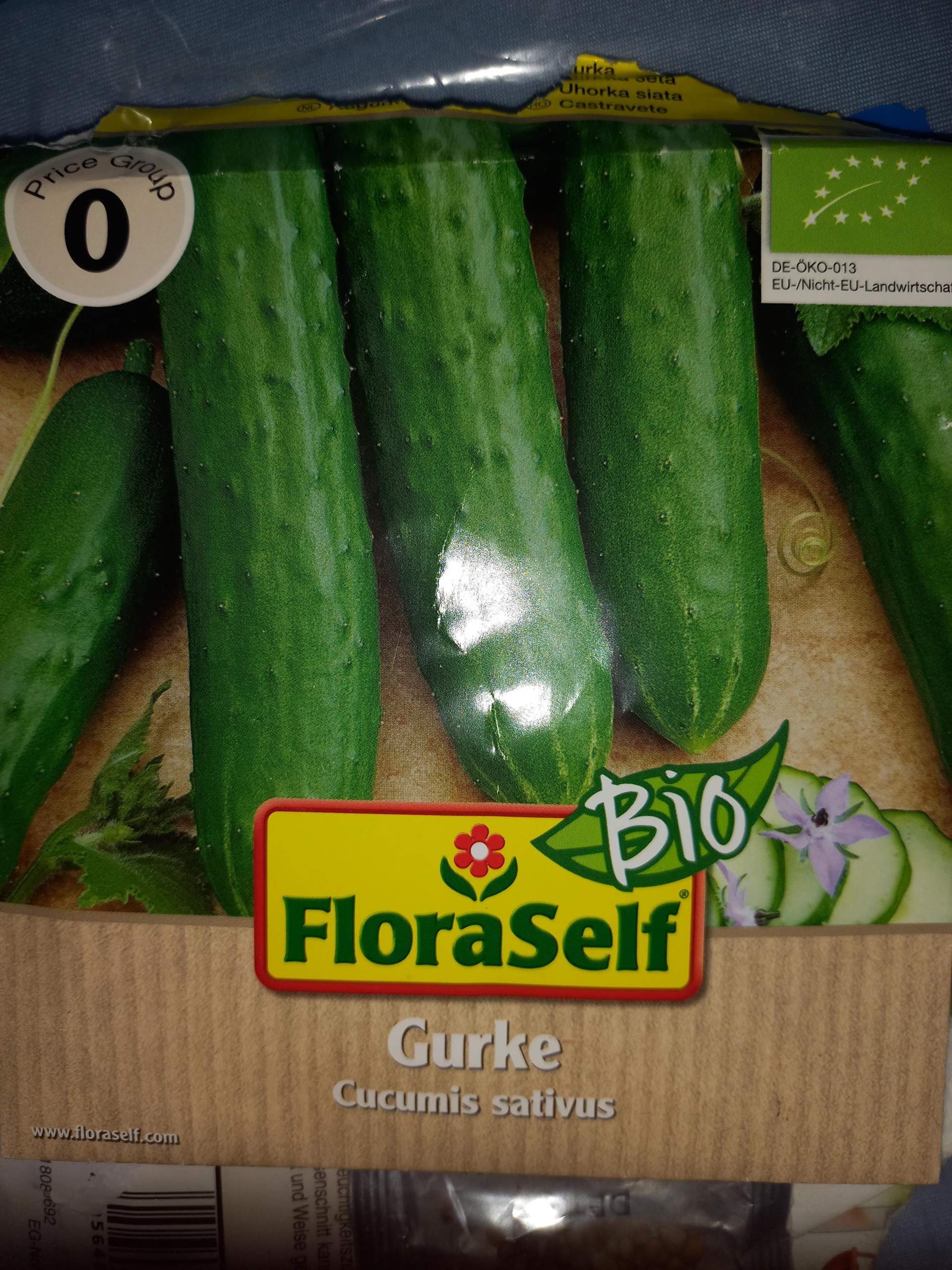Wie groß wird die bio Gurke von Floraself und um welche Art handelt es