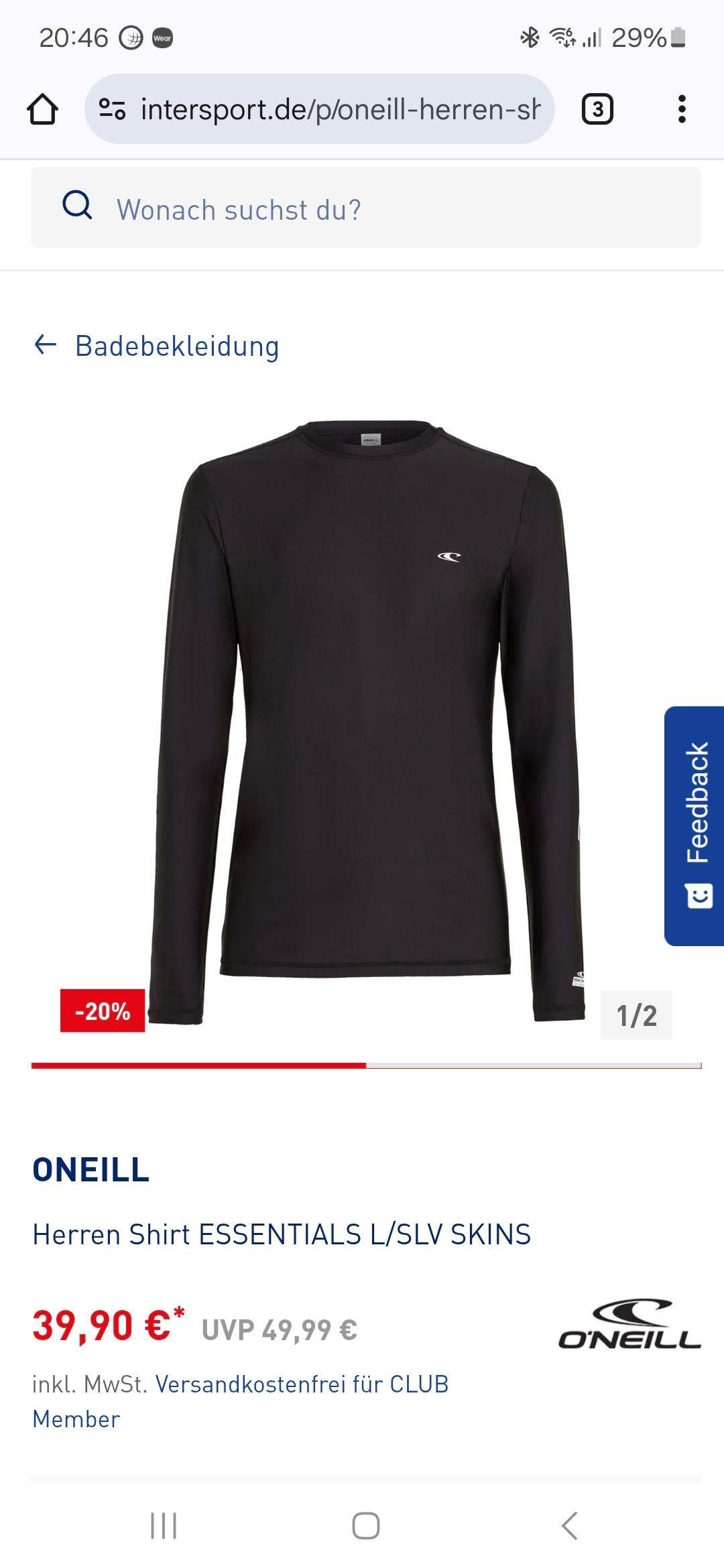 ALLTOKE Damen Rashguard Set 2-teilig, Mit Integriertem BH & LSF 50+ – Übergrößen Für Schwimmen & Sport
