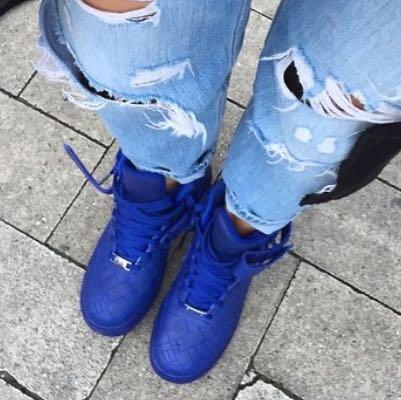 Das sind sie - (Schuhe, Nike, blau)