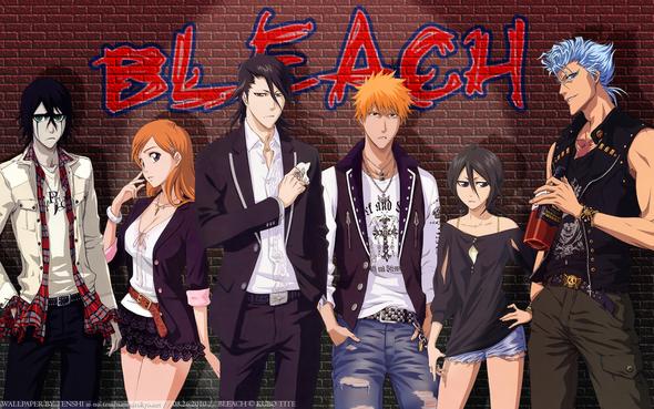 Wie Heissen Die Ganzen Bleach Charakter Auf Dem Bild Freizeit Anime