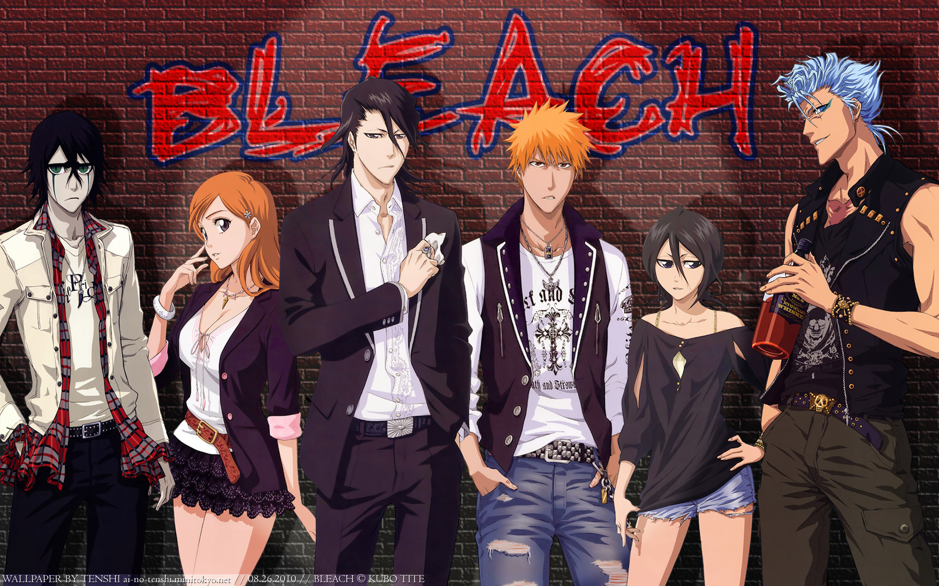 Wie heißen die ganzen Bleach Charakter auf dem Bild? (Freizeit Anime)