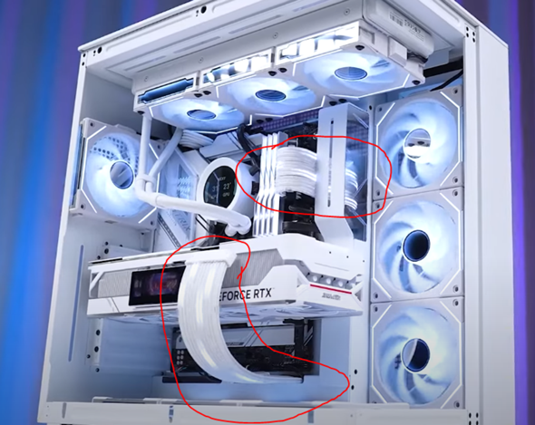 Wie heißen die leuchtenden GPU kabeln? (Gaming PC, AMD, Nvidia)