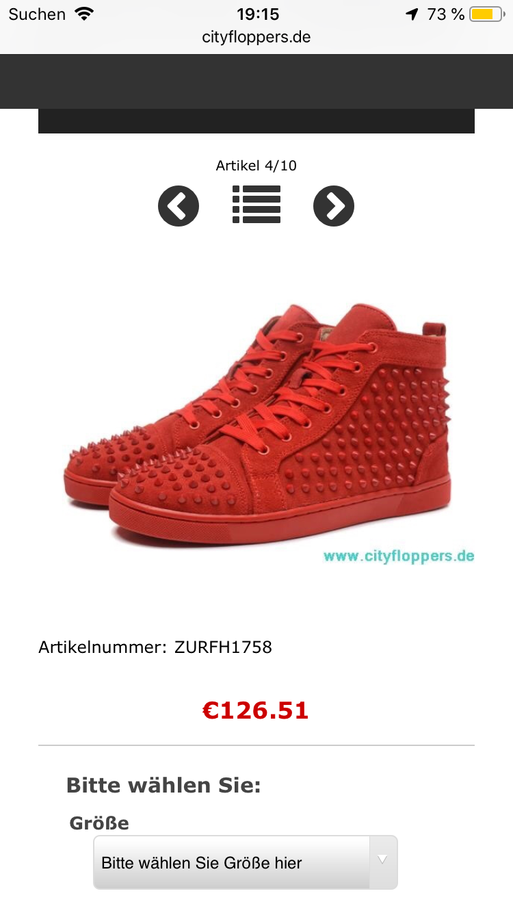 Louis Vuitton Schuhe Herren Rote Sohle
