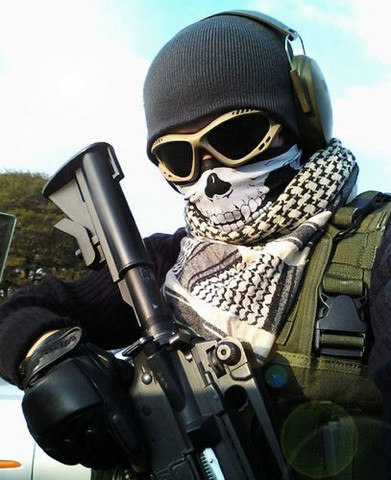 Schal - (Freizeit, Airsoft, camo)