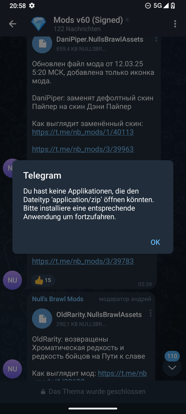 Wie heißt die Applikation womit ich die Datei öffnen kann? (Mode ...