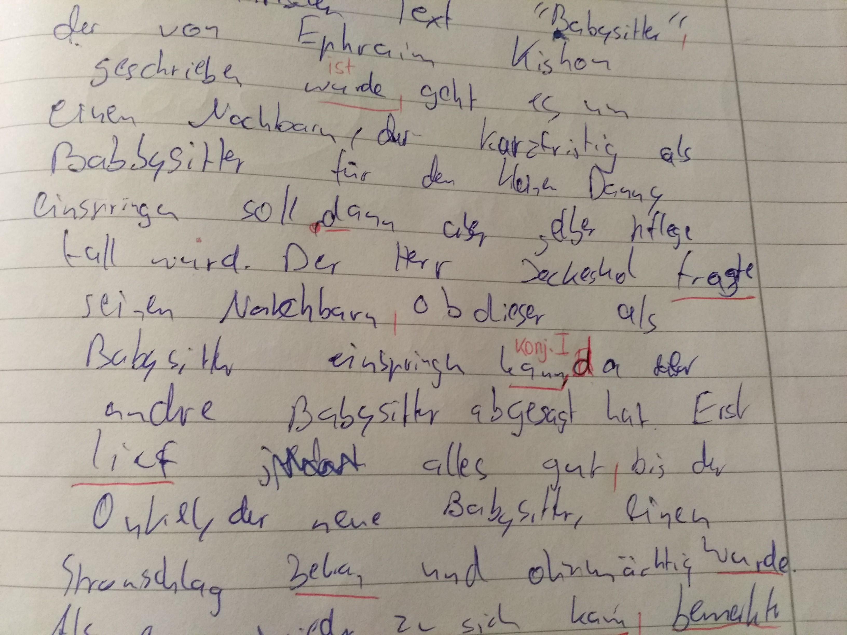 Wie Heisst Dieser Satz Richtig Inhaltsangabe Konjunktiv 1