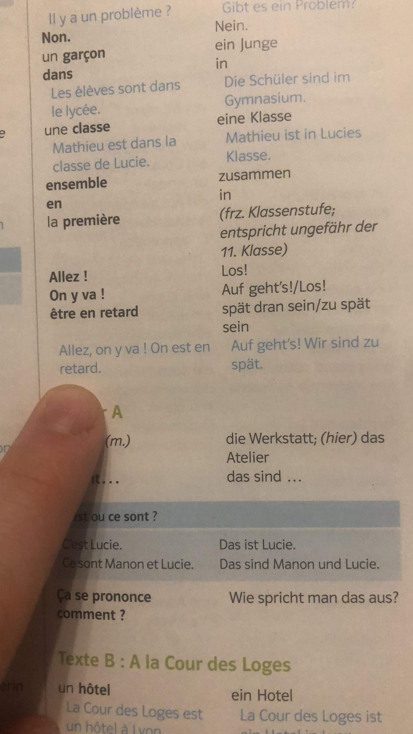 Wie heißt es richtig? (Grammatik, Übersetzung, Französisch)