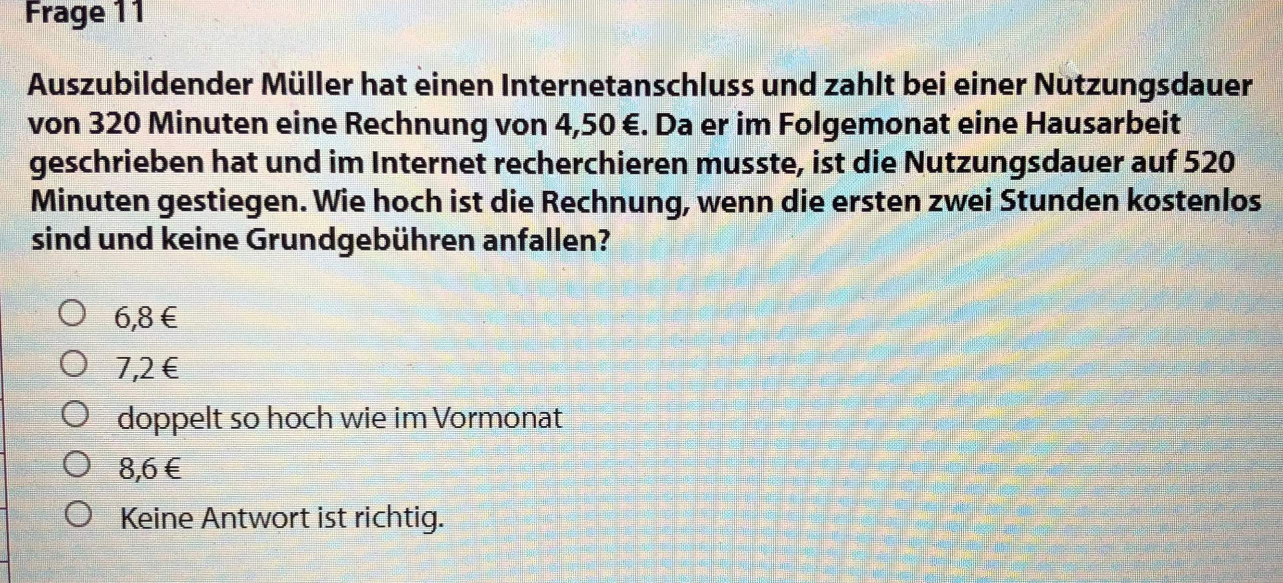 Wie hoch ist die Rechung? (Mathematik)