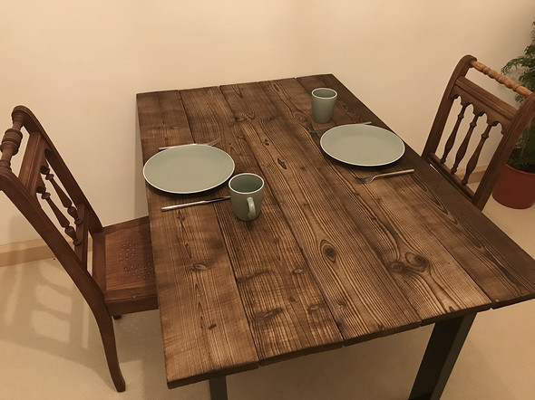 Wie Holz Von Kuchentisch Versiegeln Ohne Dessen Farbe Zu Andern